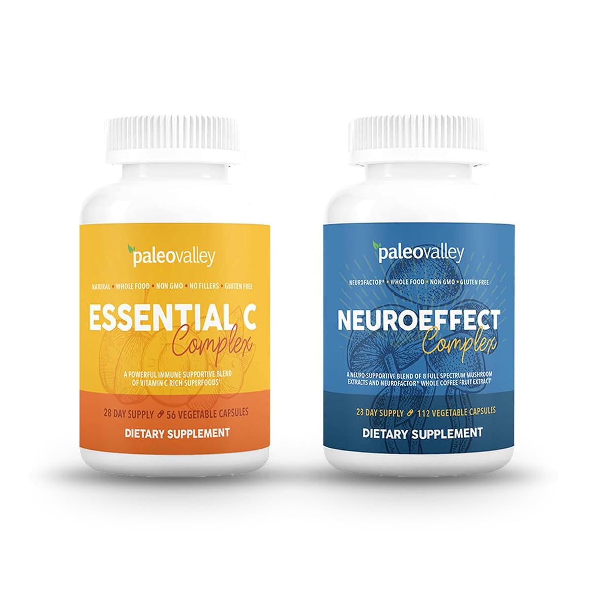 Amazon.com: Paleovalley NeuroEffect + Essential C Complex Bundle